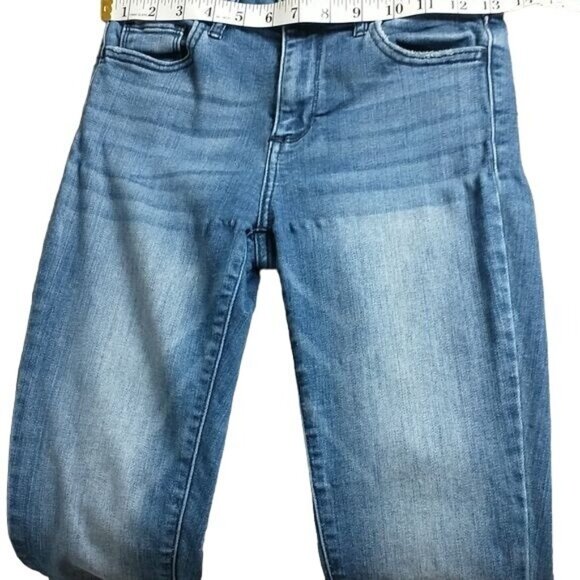 Cello Women's Carrie Mid Fray Hem Crop Jeans Size 1 - Picture 5 of 9